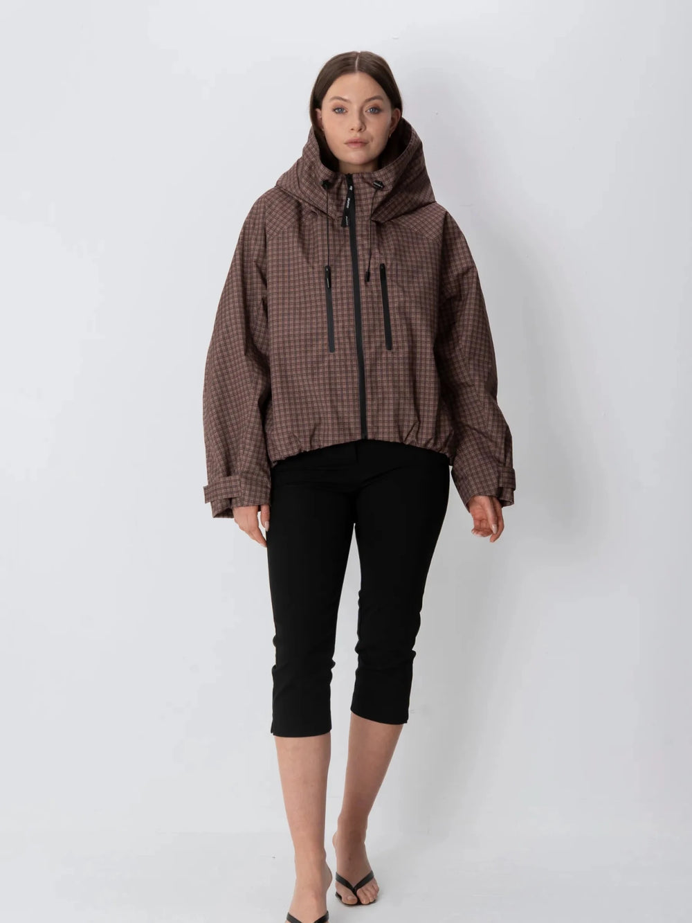 STM-TEX™ Einheitsgröße Kurze Oversize-Regenjacke