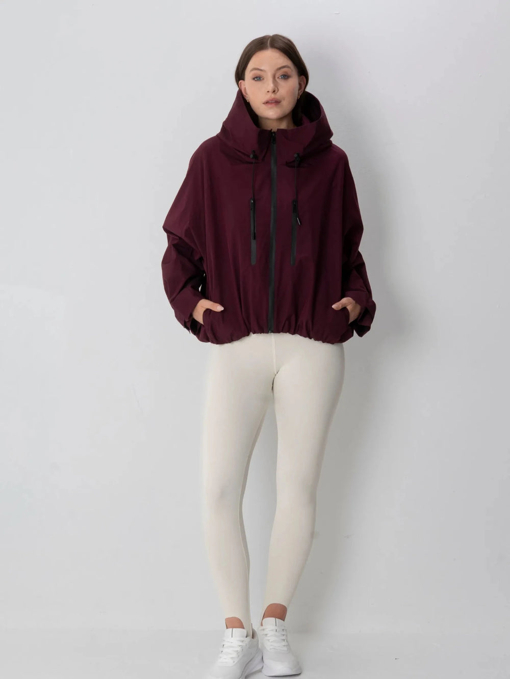 STM-TEX™ Einheitsgröße Kurze Oversize-Regenjacke