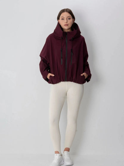 STM-TEX™ Einheitsgröße Kurze Oversize-Regenjacke