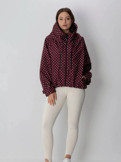 STM-TEX™ Einheitsgröße Kurze Oversize-Regenjacke