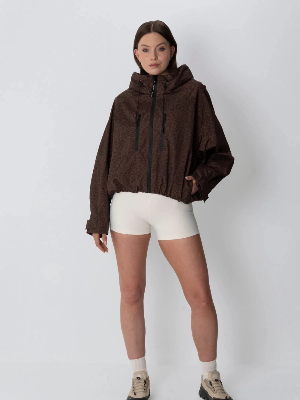 STM-TEX™ Einheitsgröße Kurze Oversize-Regenjacke