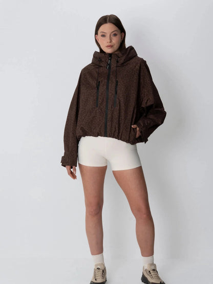 STM-TEX™ Einheitsgröße Kurze Oversize-Regenjacke