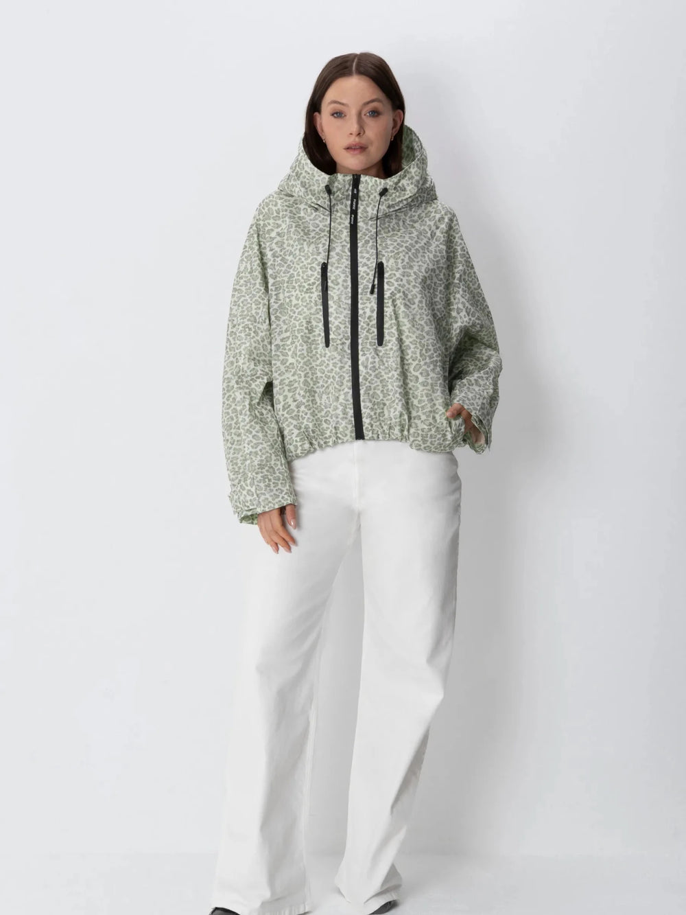 STM-TEX™ Einheitsgröße Kurze Oversize-Regenjacke
