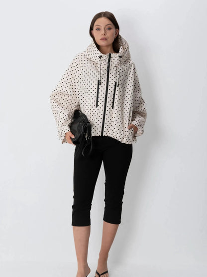 STM-TEX™ Einheitsgröße Kurze Oversize-Regenjacke