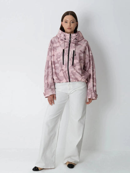 STM-TEX™ Einheitsgröße Kurze Oversize-Regenjacke