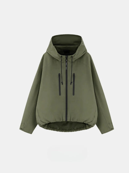 STM-TEX™ Einheitsgröße Kurze Oversize-Regenjacke