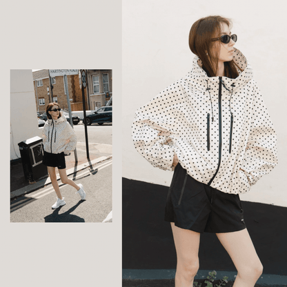 STM-TEX™ Einheitsgröße Kurze Oversize-Regenjacke