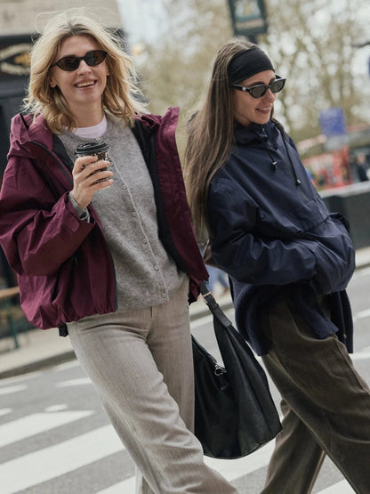 STM-TEX™ Einheitsgröße Kurze Oversize-Regenjacke