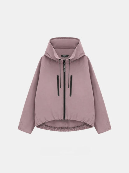 STM-TEX™ Einheitsgröße Kurze Oversize-Regenjacke
