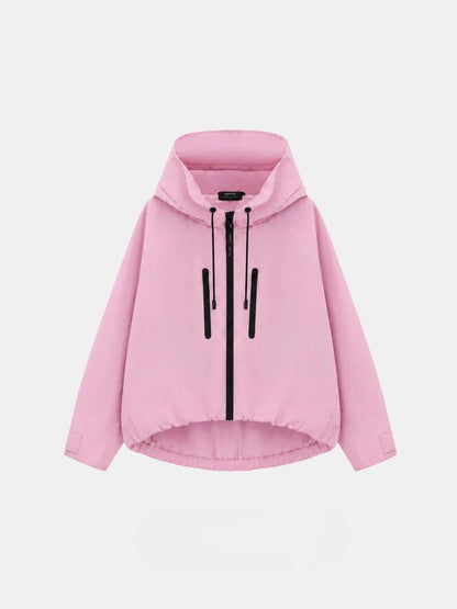 STM-TEX™ Einheitsgröße Kurze Oversize-Regenjacke
